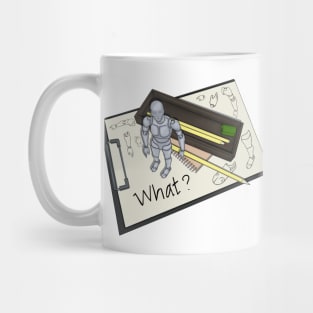 What? When the art is an artist Mug